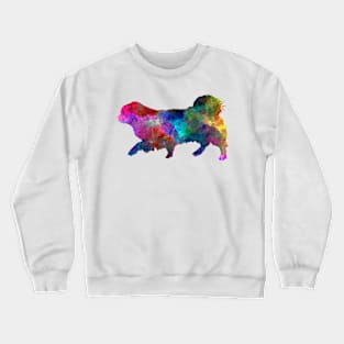 Tibetan Spaniel in watercolor Crewneck Sweatshirt